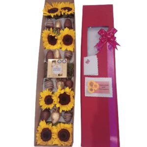 Caja de girasoles